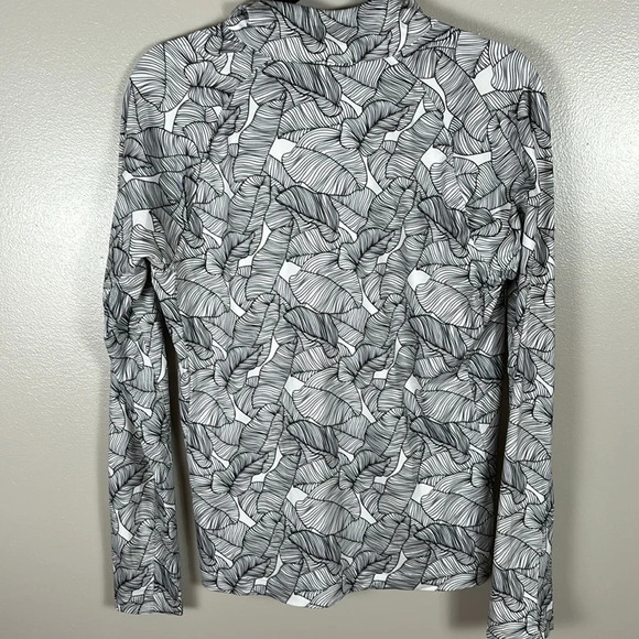 Lady Hagen Quarter Zip Black and White Pullover - Picture 6 of 7